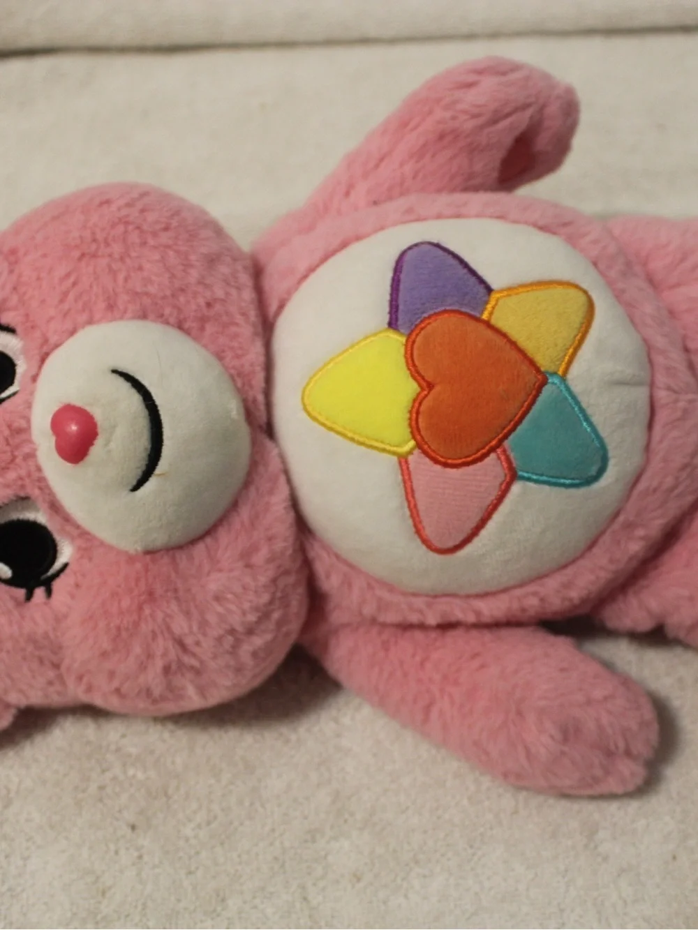 2022 Care Bear True Heat Bear Pink Stuffed Animals Cuddle Plush Doll 13